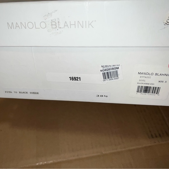 BNIB Manolo Blahnik Tall Knee Pita Suede Leather Boots - Picture 8 of 16